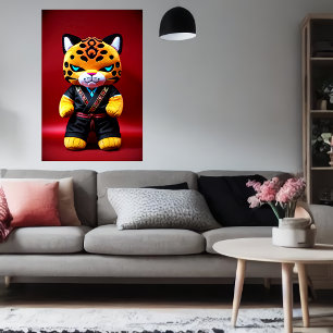 Juguete de felpa Jaguar   Arte IA