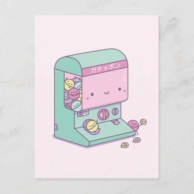 Juguete divertido que huye de la tarjeta postal ja (Anverso)