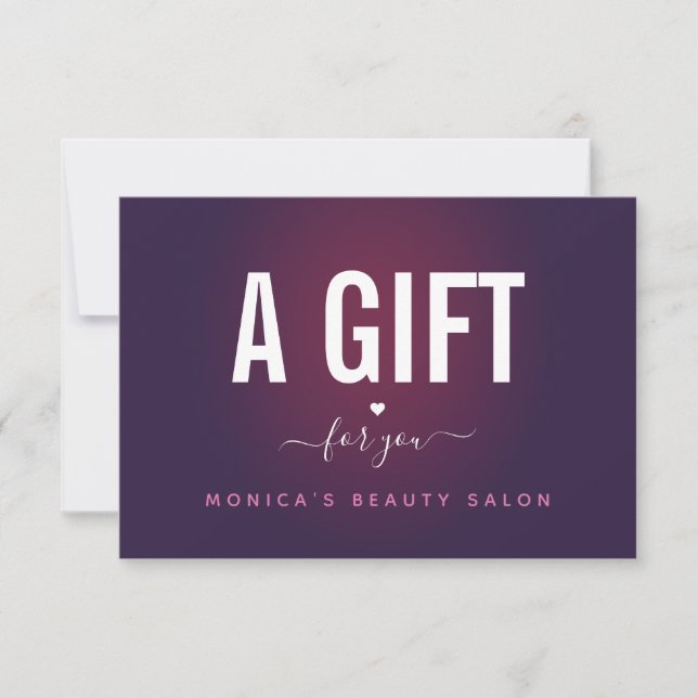 Juguete editable de corazón romántico oscuro morad (Anverso)