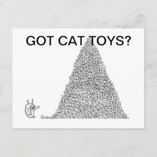 ¿Juguetes conseguidos del gato? Postales del app