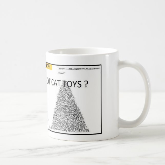 ¿Juguetes conseguidos del gato? Taza de café del (Derecha)