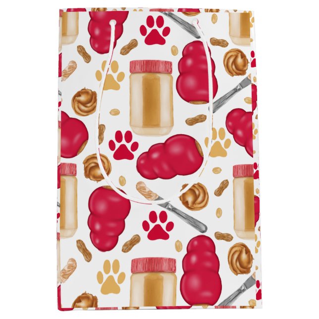 Juguetes de perro con mantequilla de maní - Bolsa  (Anverso)