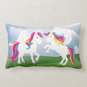 juguetón Fantasy unicornios almohada de chicas
