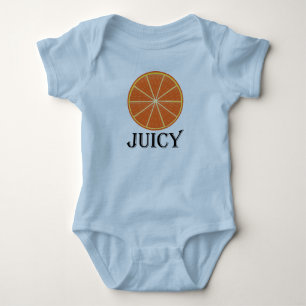 Juicy Naranja - Baby Jersey Bodysuit 