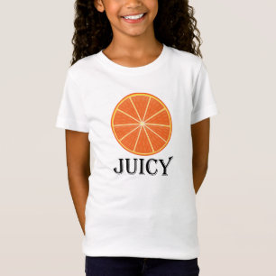 Juicy Naranja - Chicas Bella+Canvas Jersey T-Shirt