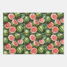 Juicy Watermelons envolver papel