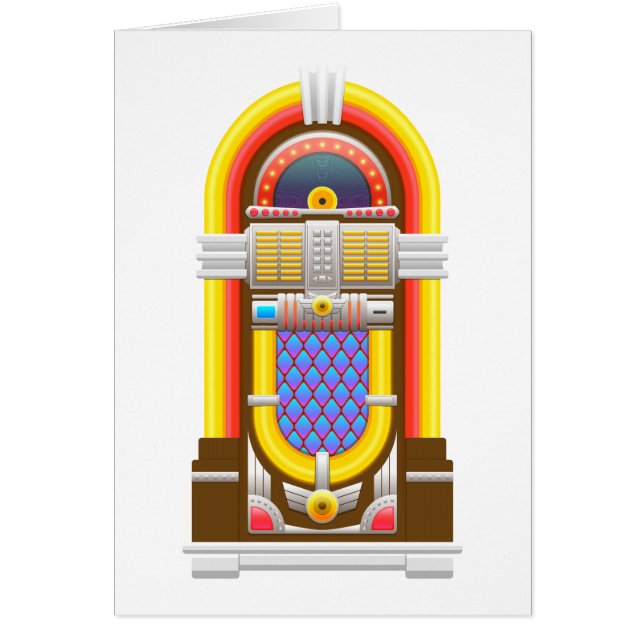 Jukebox de estilo antiguo de los años 50 (Frente)