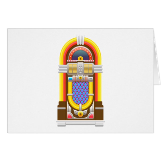 Jukebox de estilo antiguo de los años 50 (Anverso (Horizontal))