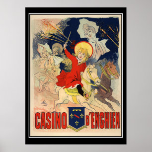 Jules Cheret Casino D'Enghien Impresión