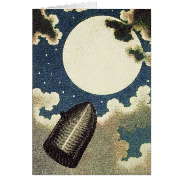 Jules Verne de la tierra a la luna (1865) (Frente)