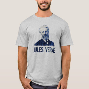Jules Verne en camisa azul