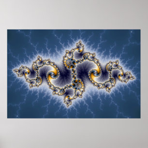 Julia In Blue - Arte Fractal