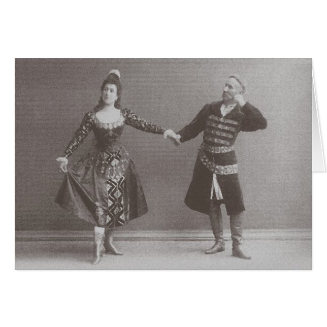 Julia y Felix Kschessinsky en el mazu (Anverso (Horizontal))