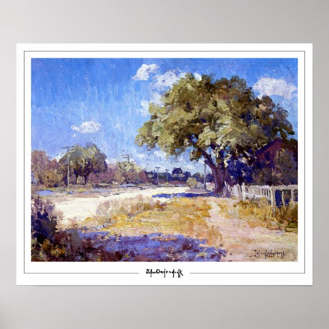 Julian Onderdonk Zedign Poster de arte #13 (Frente)