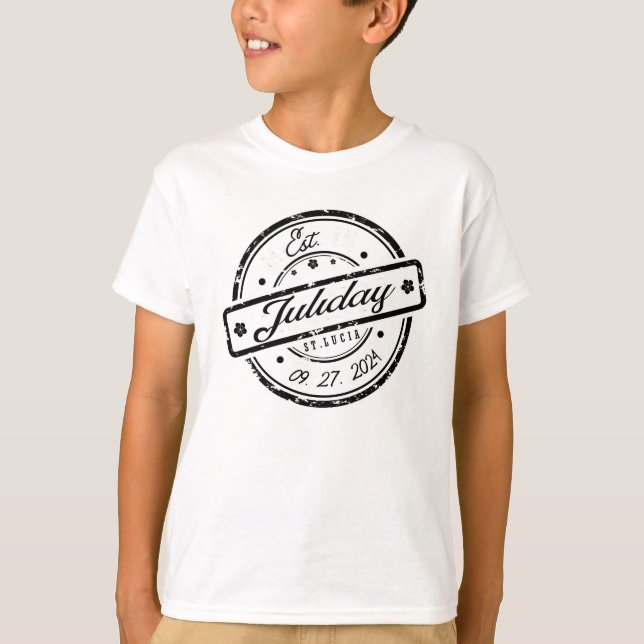 Juliday - Camiseta para niños de Julien Alfred Day (Anverso)