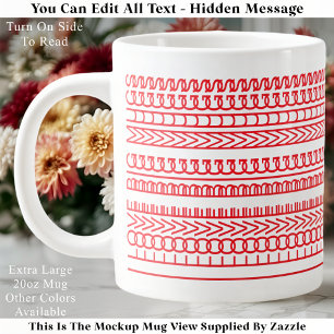 Jumbo Me Encantan Las Tazas Grandes Mensaje Oculto