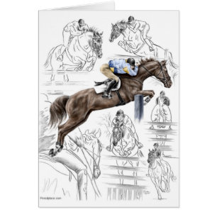 Jumper Horses Fences Montaje