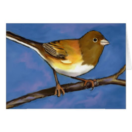 Junco: Pájaro: Arte de la fauna: Pintura