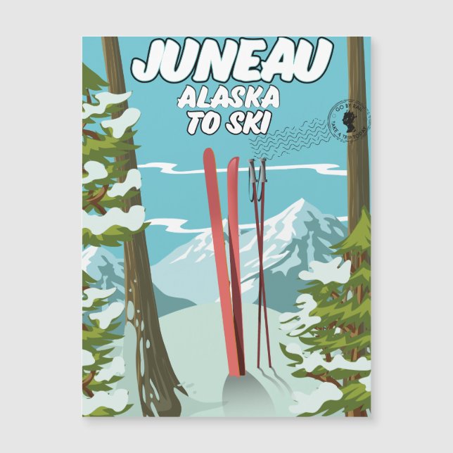 Juneau Alaska Para Esquiar (Anverso)