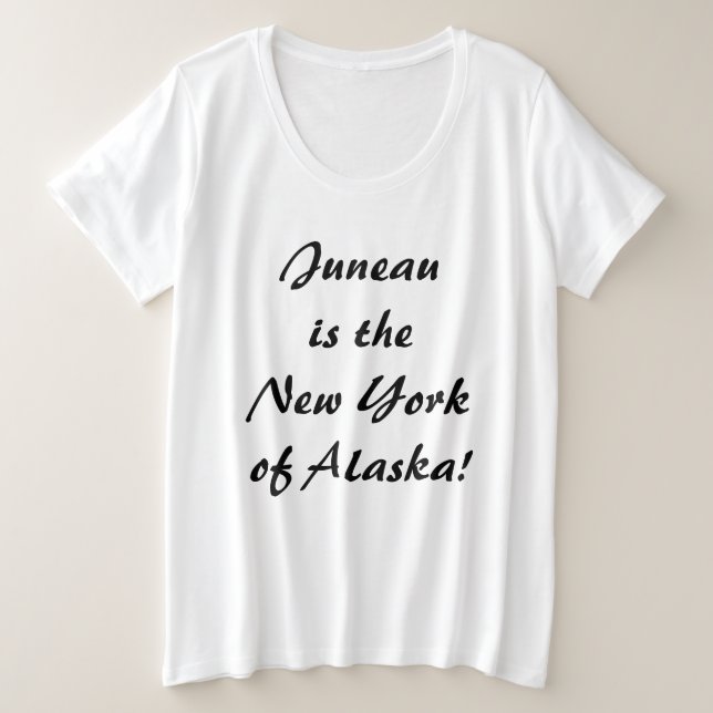 Juneau es la NY de Alaska (Anverso del diseño)