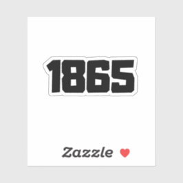 juneteenth 1865 Pegatina de vinilo