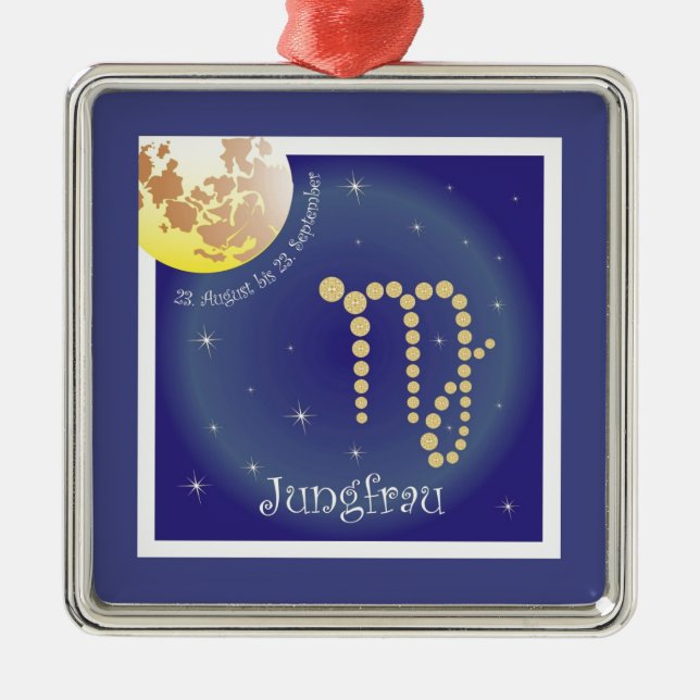 Jungfrau 23. Agosto bis 23. Ornamento de septiembr (Frente)