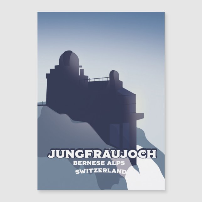 Jungfraujoch, Alpes Berneses Jungfraujoch (Anverso)