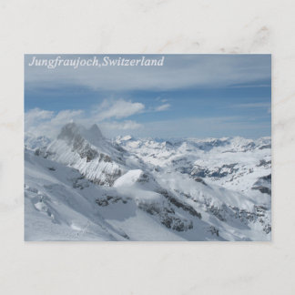 Jungfraujoch, postal de Suiza