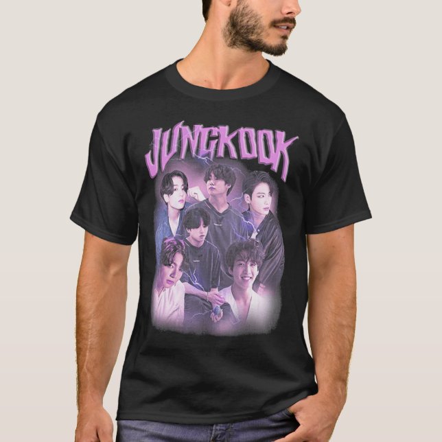 Jungkook Chicos bengalíes vintage camiseta clásica (Anverso)