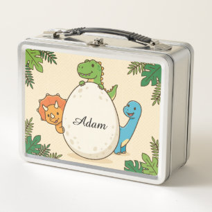 Jungle de huevo de dinosaurio lindo personalizado