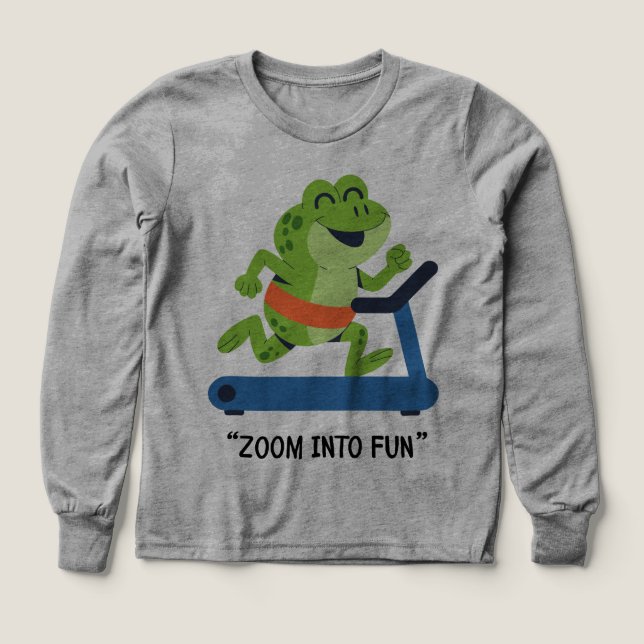 “Jungle Fun with Monkey – Kids T-Shirt” (Diseño frontal)