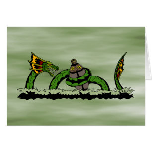 Jungun cogiendo una tarjeta de saludo de Quibbib