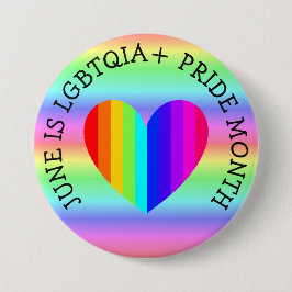 Junio es el botón del mes del orgullo LGBTQIA+