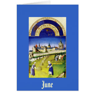 Junio - la baya de Tres Riches Heures du Duc de