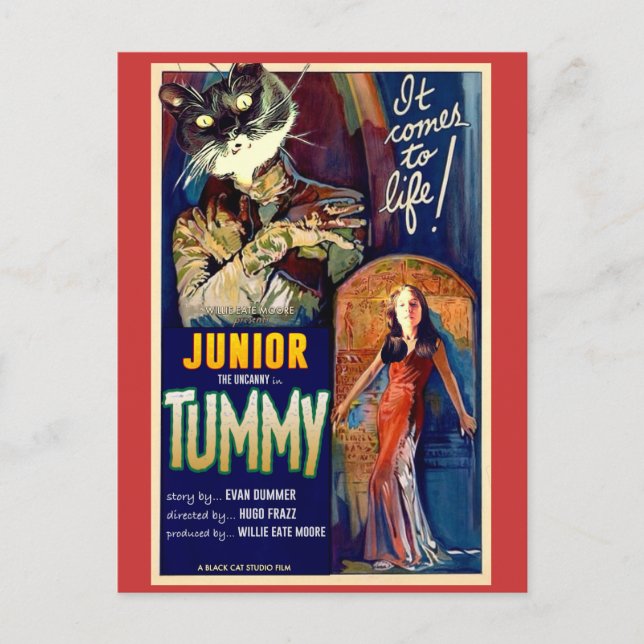 Junior, la tarjeta postal inusual (Anverso)