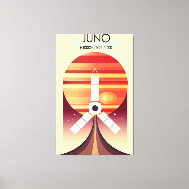 Juno - Misión al arte espacial Júpiter (Anverso)