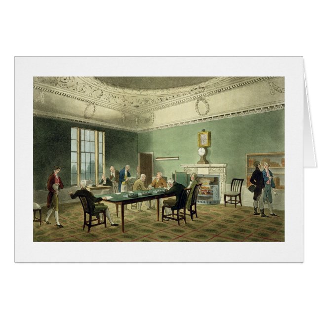 Junta de comercio, del 'microcosmos de Ackermann (Anverso (Horizontal))
