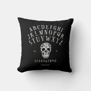 Junta espiritual con almohada de cráneo azucarera