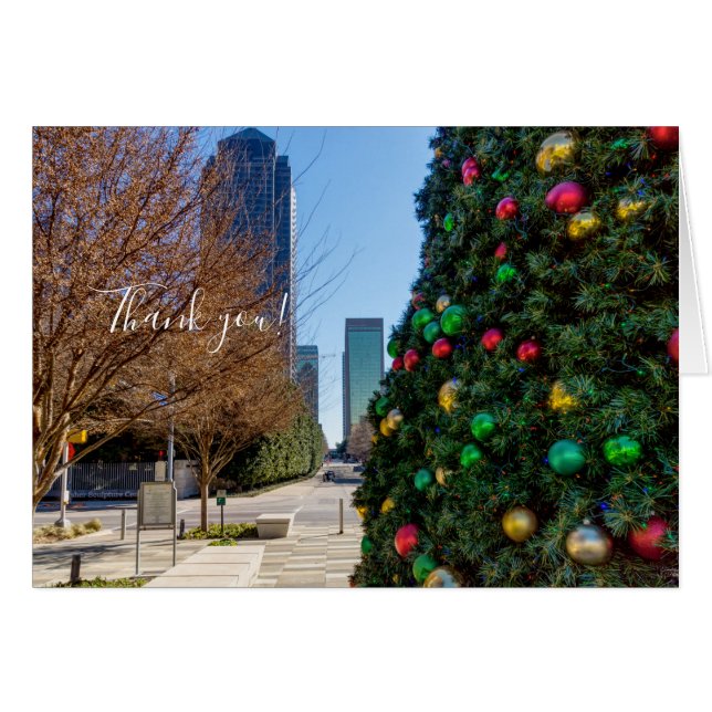 Junto al Árbol de Navidad de Dallas (Anverso (Horizontal))