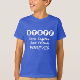 Junto camiseta llevada de los muchachos de BFF