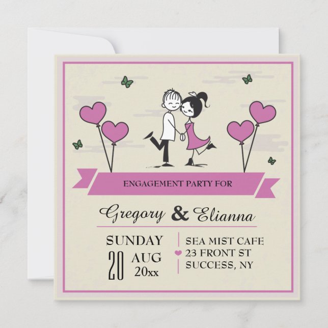 Juntos Después De La Invitación De Brunch Boda (Anverso)