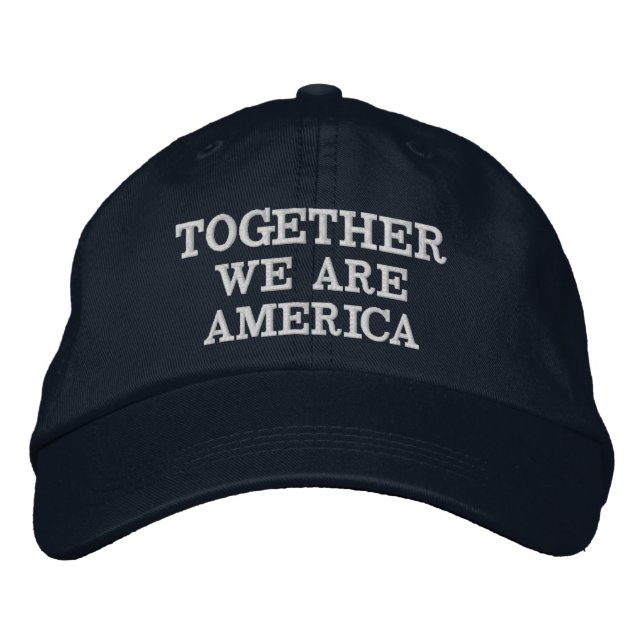 JUNTOS SOMOS AMÉRICA Gorra Bordada (Anverso)