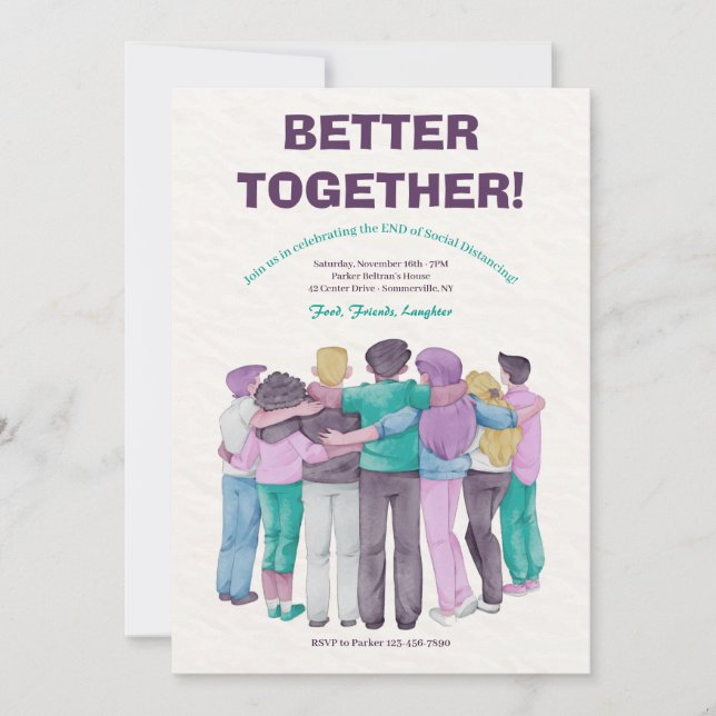 Juntos Una Vez Más Invitación (Anverso)