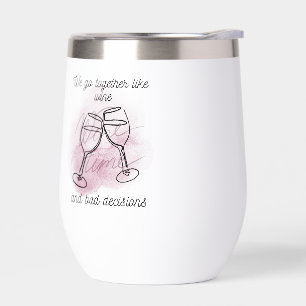 Juntos Vino inoxidable Vino Tumbler