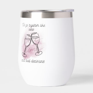 Juntos Vino inoxidable Vino Tumbler