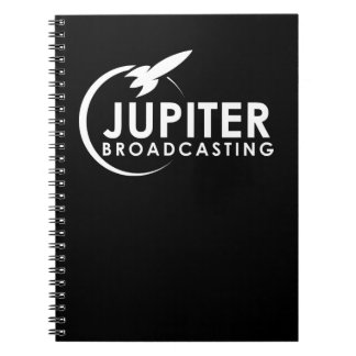 Júpiter que difunde el cuaderno espiral