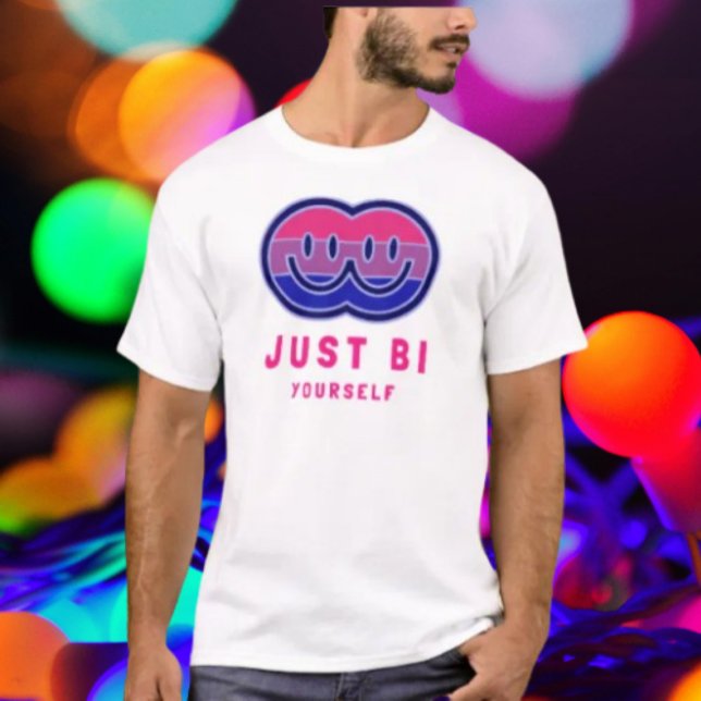 Just Bi Yourself: Camiseta de Sonrisas Conectadas (Subido por el creador)