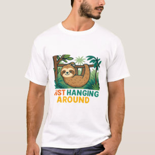Just Hanging Around (Sleepy Sloth) camiseta esenci