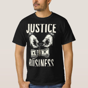 Justicia a la Venta – Camiseta de Comentario Socia