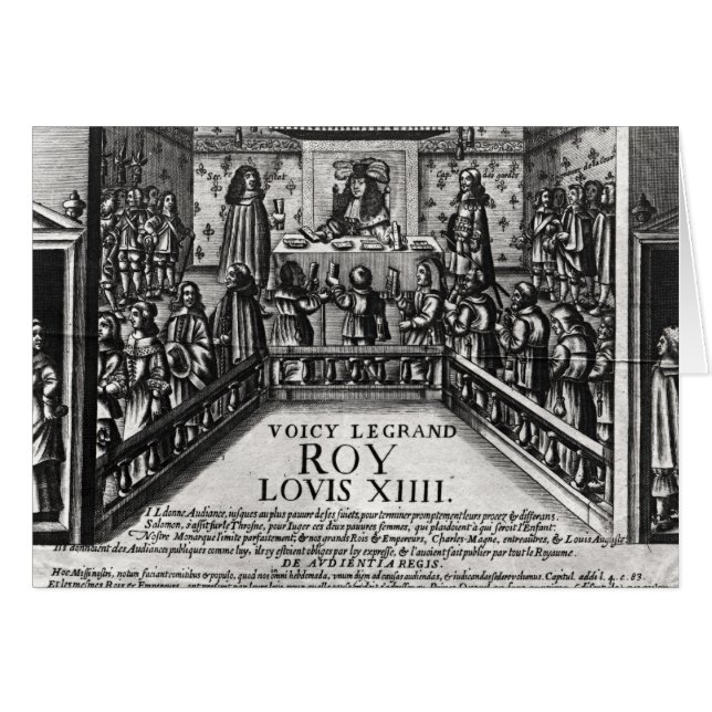Justicia de administración de Louis XIV (Anverso (Horizontal))